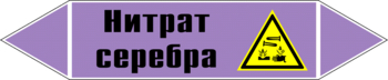 Маркировка трубопровода "нитрат серебра" (a04, пленка, 358х74 мм)" - Маркировка трубопроводов - Маркировки трубопроводов "ЩЕЛОЧЬ" - ohrana.inoy.org