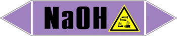 Маркировка трубопровода "na(oh)" (a07, пленка, 126х26 мм)" - Маркировка трубопроводов - Маркировки трубопроводов "ЩЕЛОЧЬ" - ohrana.inoy.org