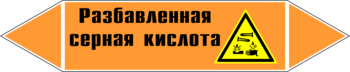 Маркировка трубопровода "разбавленная серная кислота" (k28, пленка, 126х26 мм)" - Маркировка трубопроводов - Маркировки трубопроводов "КИСЛОТА" - ohrana.inoy.org