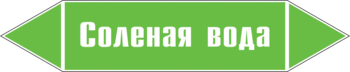 Маркировка трубопровода "соленая вода" (пленка, 252х52 мм) - Маркировка трубопроводов - Маркировки трубопроводов "ВОДА" - ohrana.inoy.org